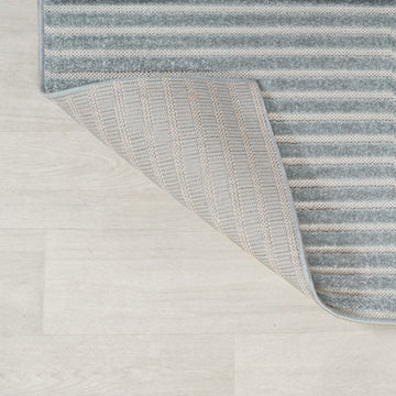 Aarhus Minimalist Scandi Striped Area Rug